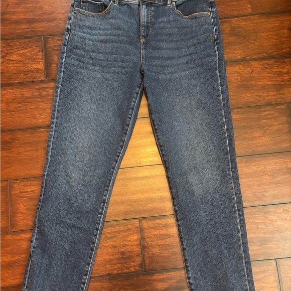 Ann Taylor Dark Blue Jeans: The Taper - Picture 2 of 9